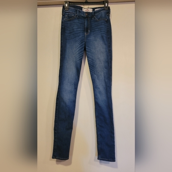 Hollister High Rise Super Skinny Junior blue jeans - Picture 6 of 6